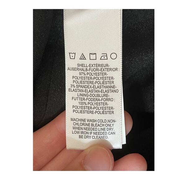 Dress the Population Jumpsuit Tiffany One shoulder black size Small S - Picture 5 of 6